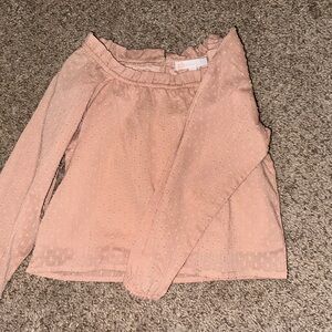 Gianni Bini Girls Long Sleeve Mauve Top 2T